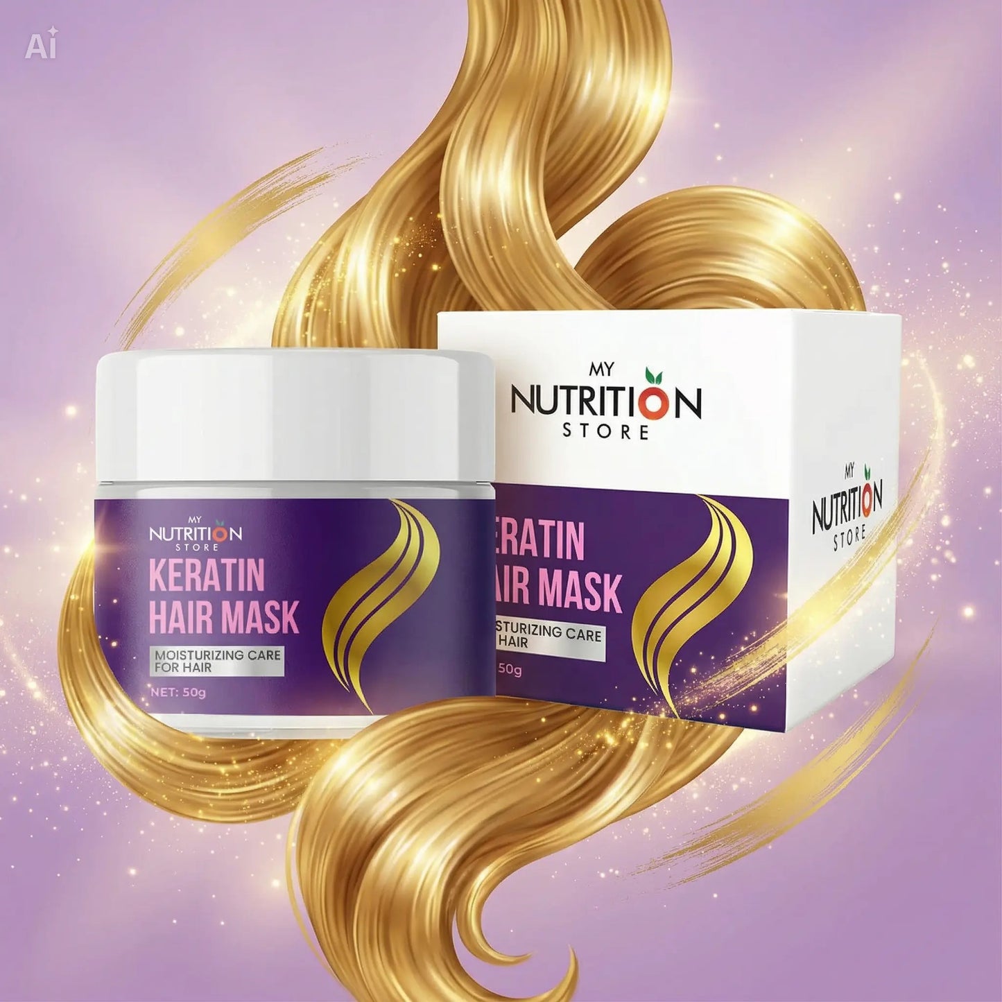 KERATIN HAIR MASK MOISTURIZING CARE FOR HAIR