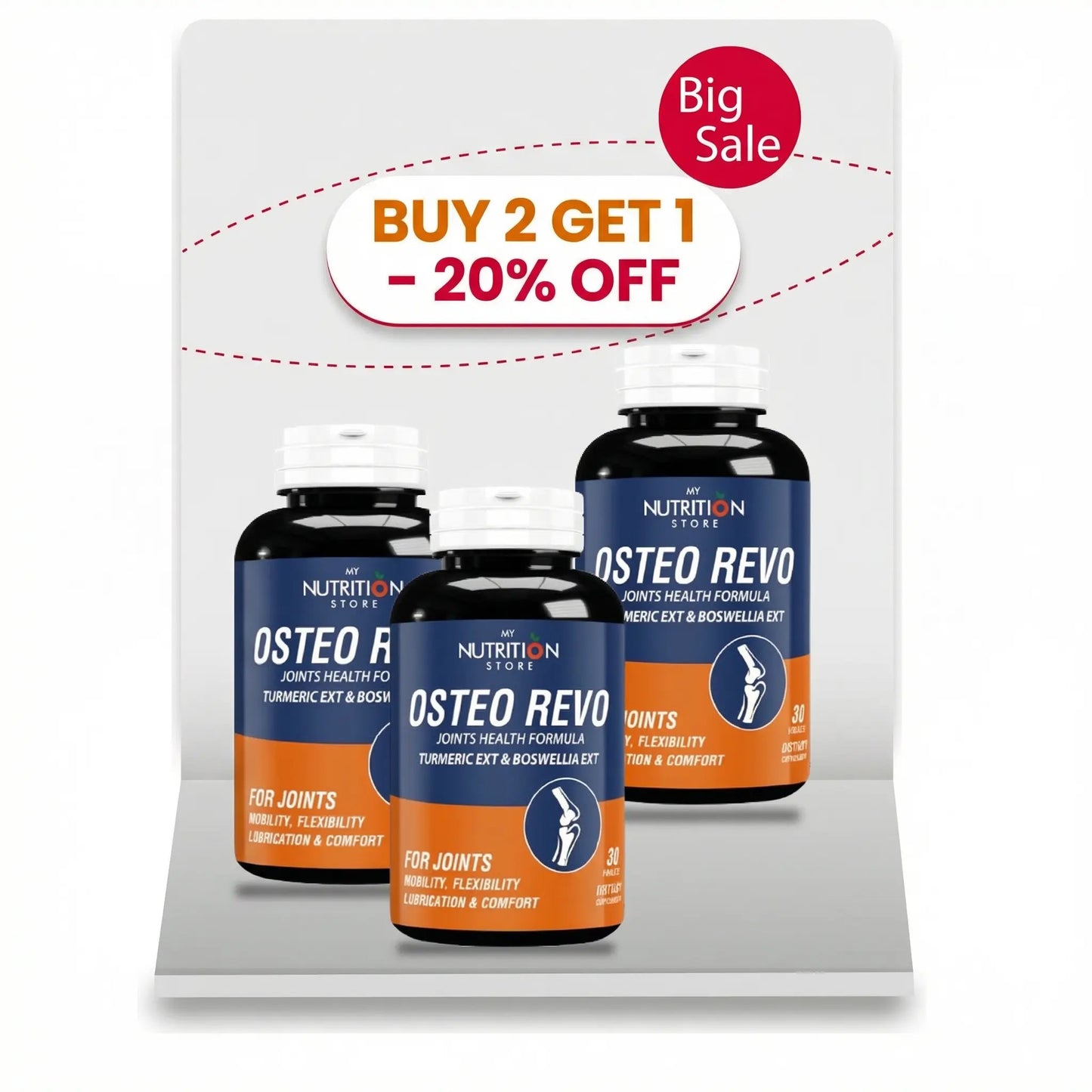 Buy 2 Osteo Revo & Get 1 Osteo Revo 20% Off