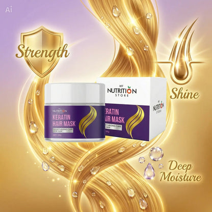 KERATIN HAIR MASK MOISTURIZING CARE FOR HAIR