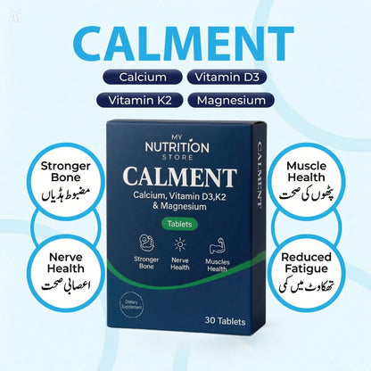 Calment (Bone Health Tablets)  Calcium Magnesium with D3 & K2
