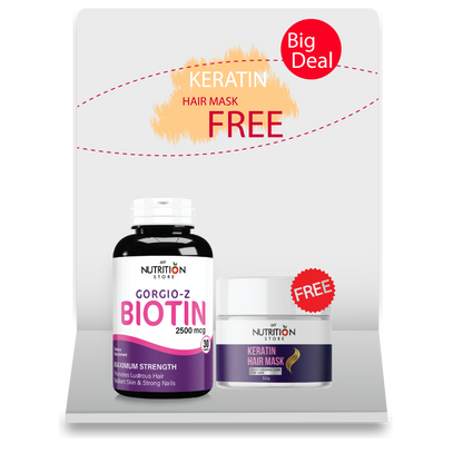 BUY GORGIO-Z BIOTIN & GET KERATIN HAIR MASK FREE
