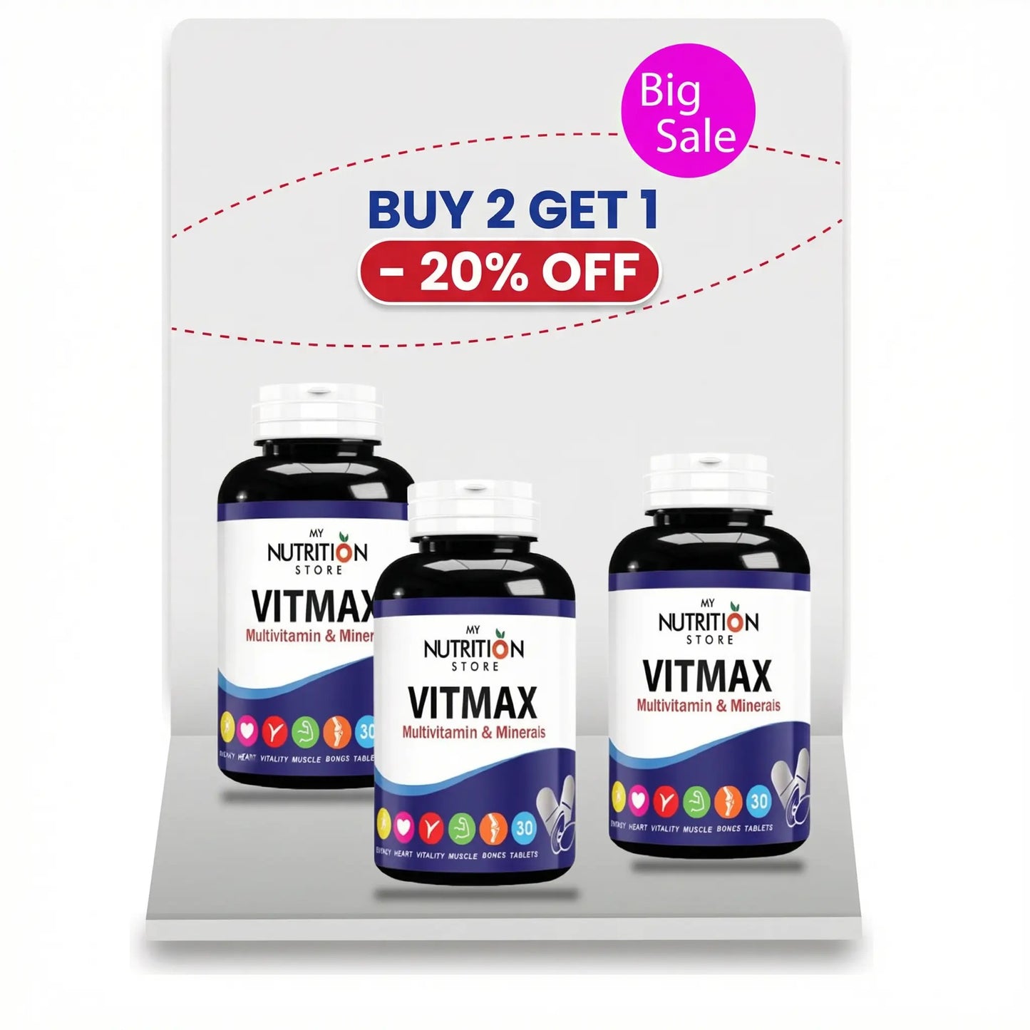 Buy 2 Vitmax Get 1 Vitmax 20% Off