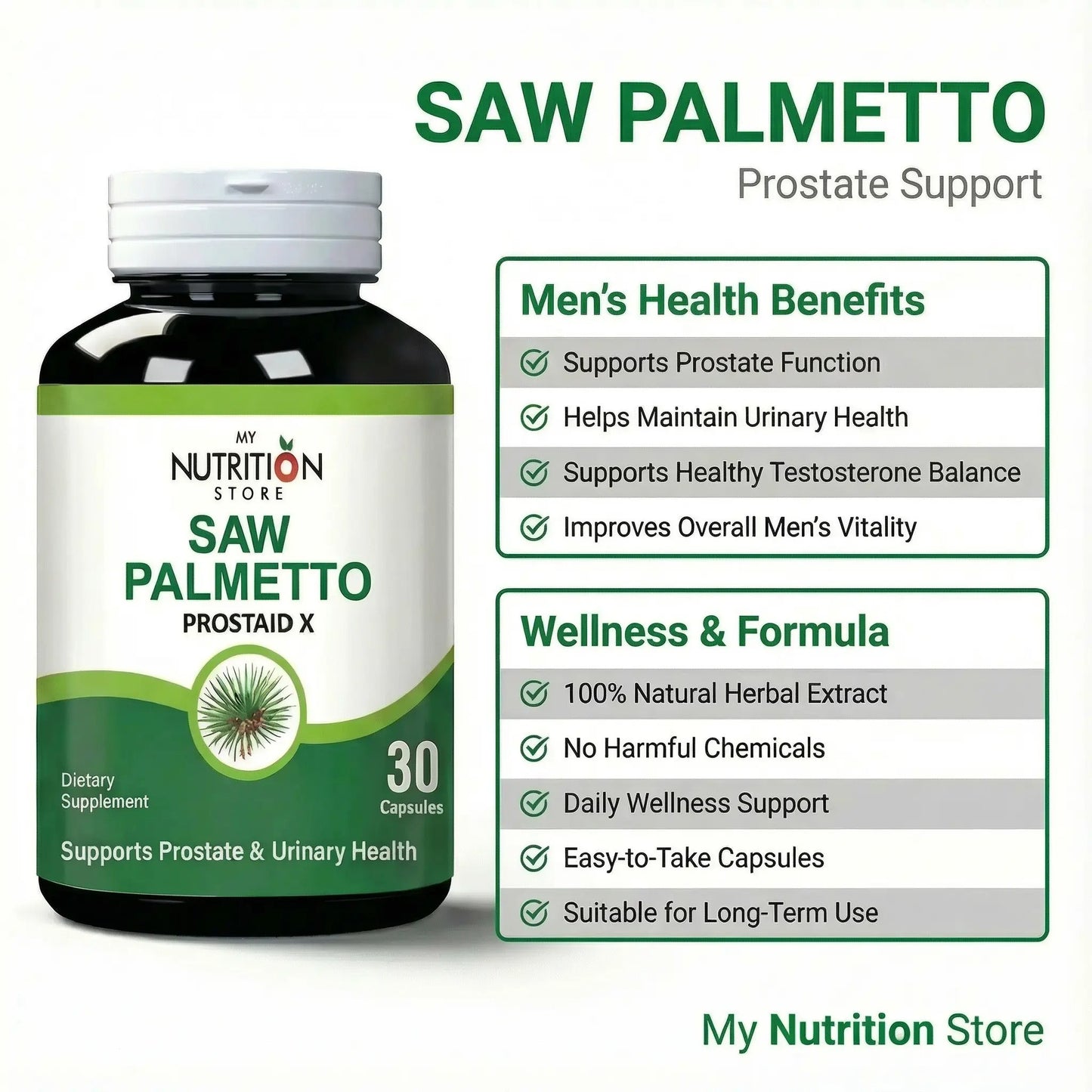 STRONG PROSTATE & URINARY SUPPORT PACK