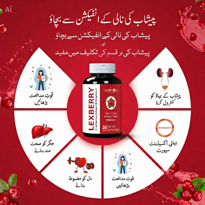 LEXBERRY – Cranberry Extract &amp; Vitamin C
