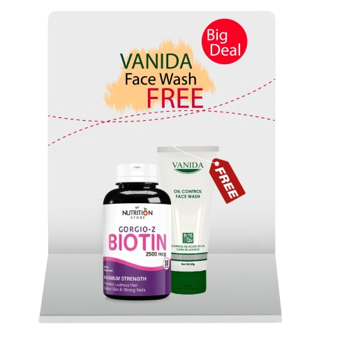 Gorgio-Z Biotin & Get Free Facewash